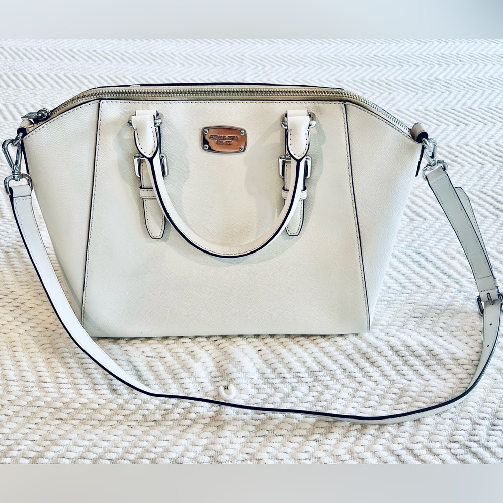 White Michael Kors Handbag